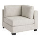 Hayes Cream Track Arm 4 Piece L Modular Sectional Sofa image number 3