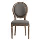 Paige Round Back Upholstered Dining Chair Set of 2 image number 2