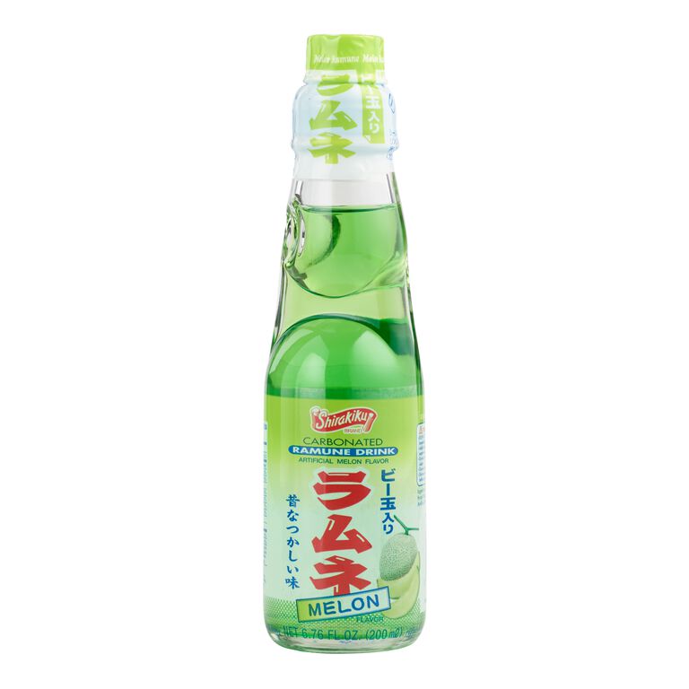 Shirakiku Melon Ramune Soda image number 1