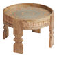 CRAFT Rhea Round Wood and Metal Medallion Coffee Table image number 0