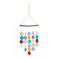 Rainbow Capiz Shell and Wood Wind Chimes image number 0