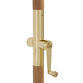 Wood Crank Lift Tilting 9 Ft Patio Umbrella Frame and Pole image number 4
