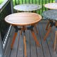 Canary Round Eucalyptus Wood Bistro Table image number 3