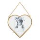 Reese Brass Heart Wall Frame image number 0