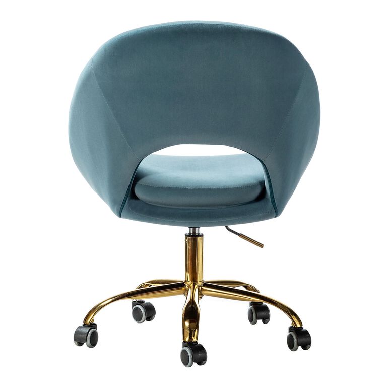 Westgate Velvet Upholstered Office Chair image number 4