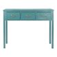 Nadia Blue Wood Console Table image number 2