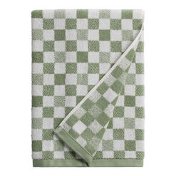Asteria Checkered Terry Bath Towel
