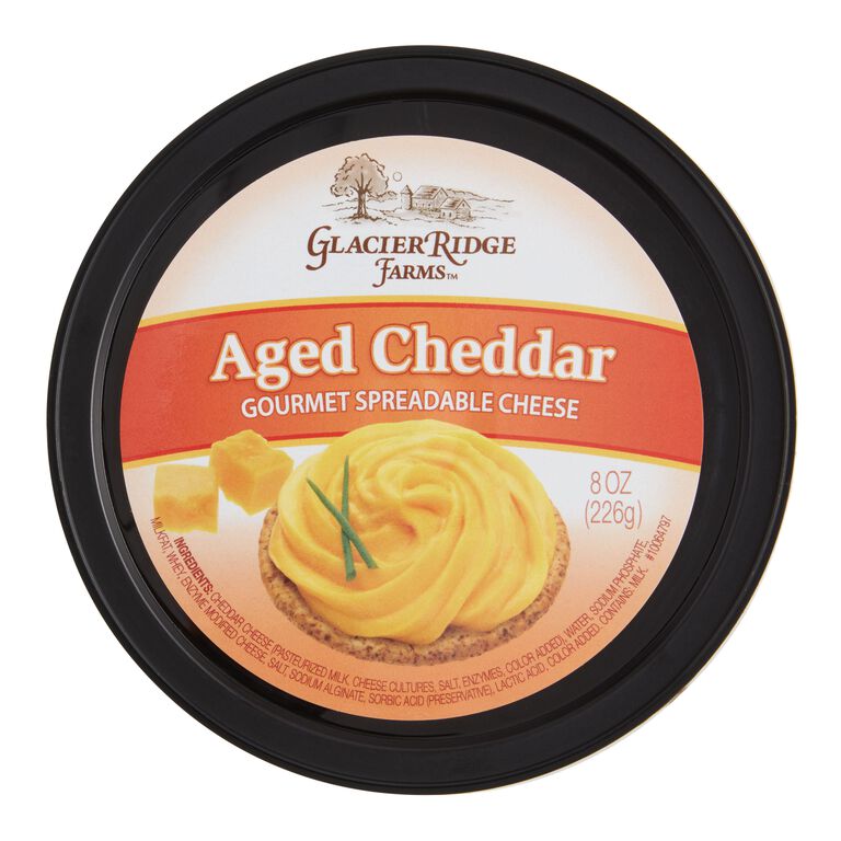 Glacier Ridge Farms Aged Cheddar Spreadable Cheese image number 1