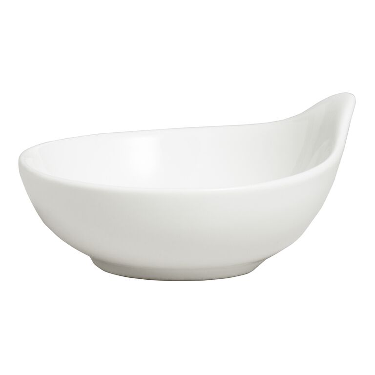 White Porcelain Tasting Bowl Set Of 6 image number 1
