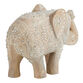 CRAFT Carved Wood Henna Elephant Decor image number 2