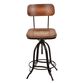 Dowell Wood and Metal Adjustable Height Stool image number 2