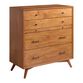 Brewton Acorn Wood Dresser With Pullout Tray image number 0