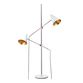 Reed Metal Adjustable 2 Light Floor Lamp image number 0