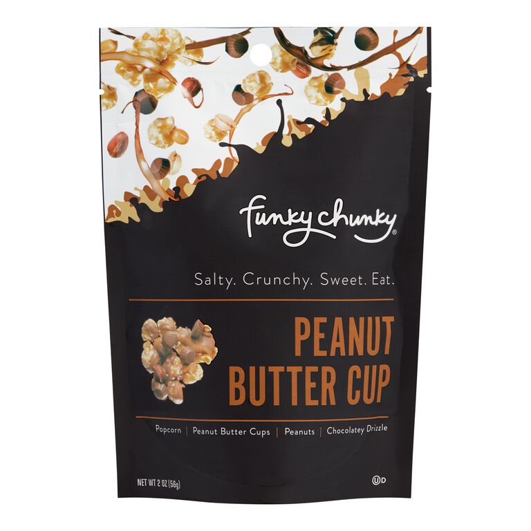 Funky Chunky Peanut Butter Cup Popcorn Snack Size image number 1