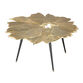 Gingko Antique Brass Metal Leaf Coffee Table image number 0