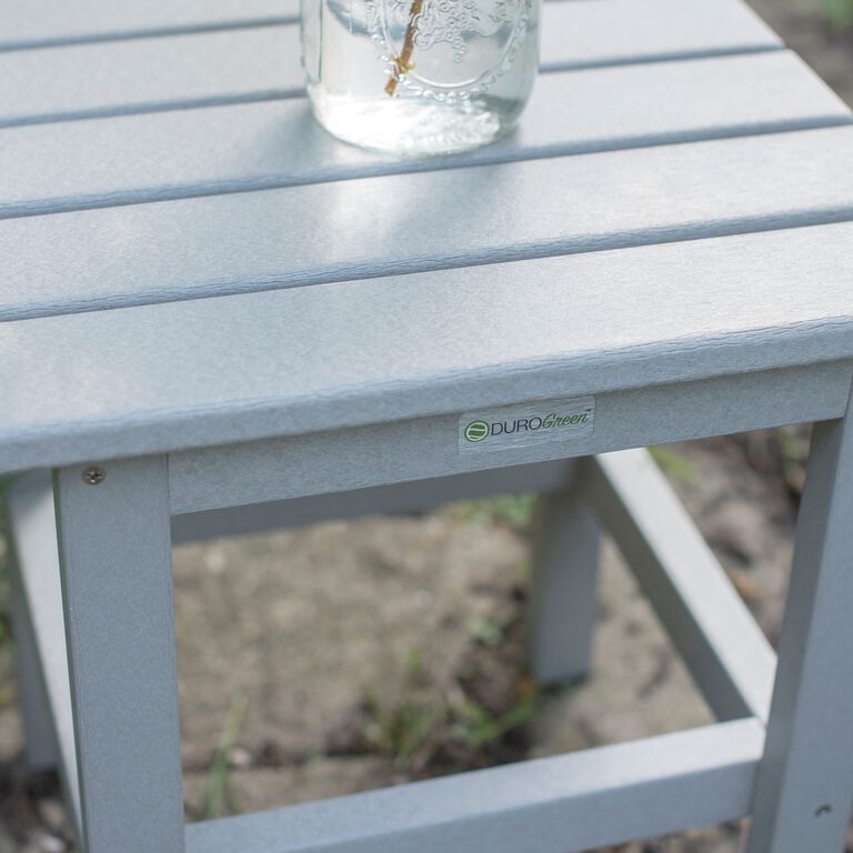 DuroGreen Square Recycled Plastic Outdoor End Table image number 4
