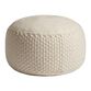 Round Braided Indoor Outdoor Pouf image number 2