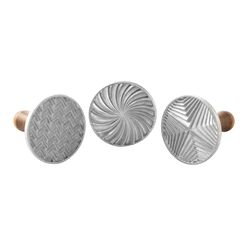 Nordic Ware Pretty Pleated Cookie Stamps 3 Pack