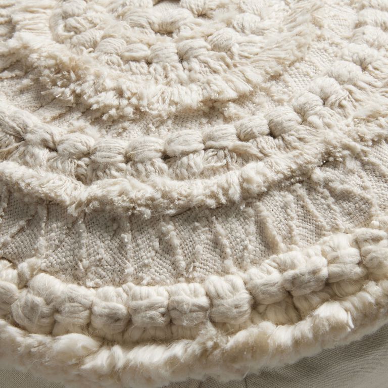 Tufted Concentric Circle Throw Pillow image number 4