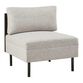 Cosmo Oatmeal Modular Sectional Armless Chair image number 0