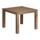 Corsica Square Light Brown Eucalyptus Outdoor Dining Table image number 0