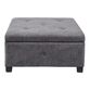 Wally Square Tufted Upholstered Storage Ottoman image number 2