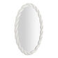 Oval Cream Rope Wall Mirror image number 2