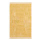 Allura Mustard And White Sculpted Geo Hand Towel image number 2