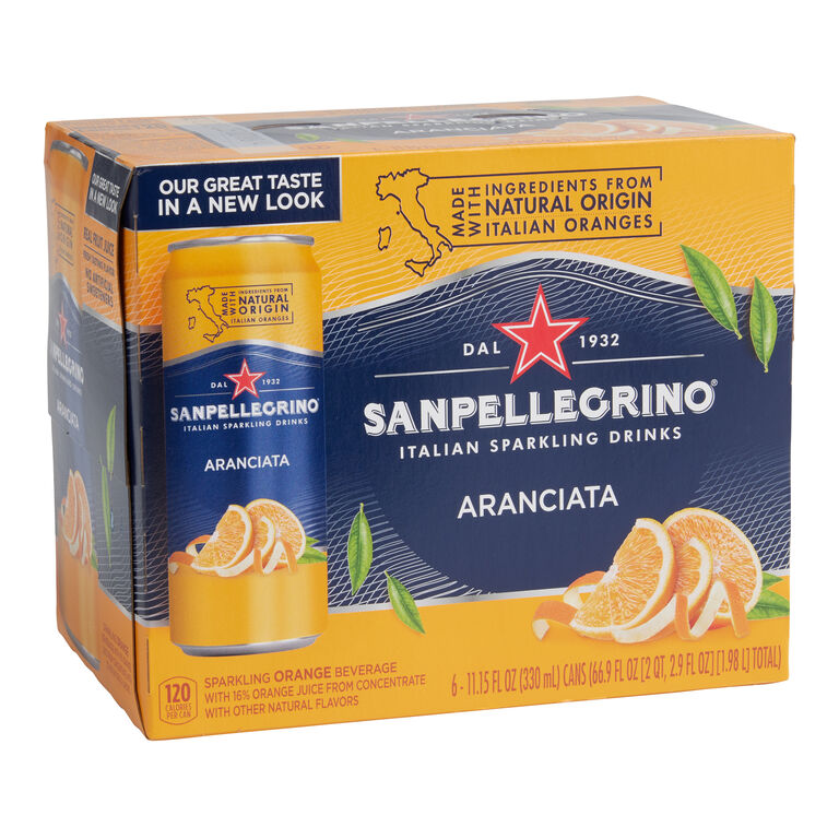 Sanpellegrino Aranciata Sparkling Drink 6 Pack image number 1