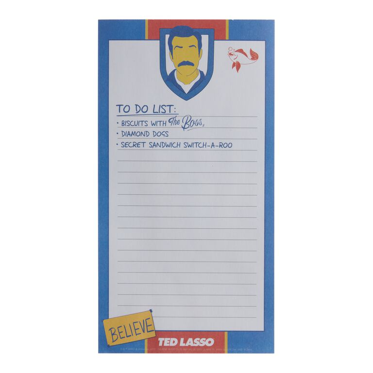 Ted Lasso Magnetic To Do List Notepad image number 1