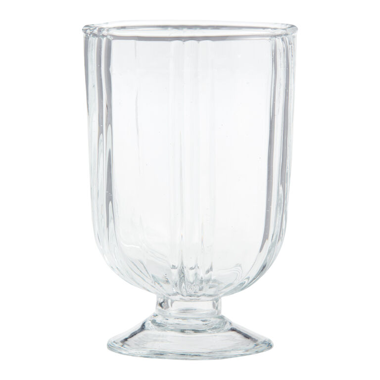 Niles Embossed Stripe Handmade Glassware Collection image number 3