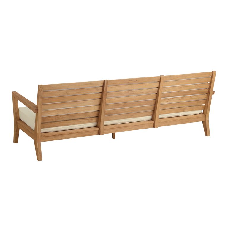 Calero Natural Teak Outdoor Couch image number 3