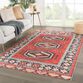 Lima Red And Yellow Medallion Indoor Outdoor Rug image number 3