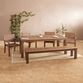 Corsica Light Brown Eucalyptus Outdoor Dining Collection image number 0