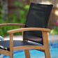 Trogir Teak Wood And Woven Yarn 5 Piece Outdoor Dining Set image number 6