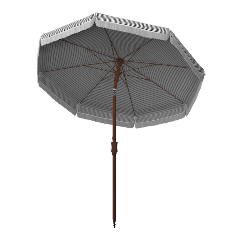 Thin Stripe 6.5 Ft Tilting Patio Umbrella image number 3