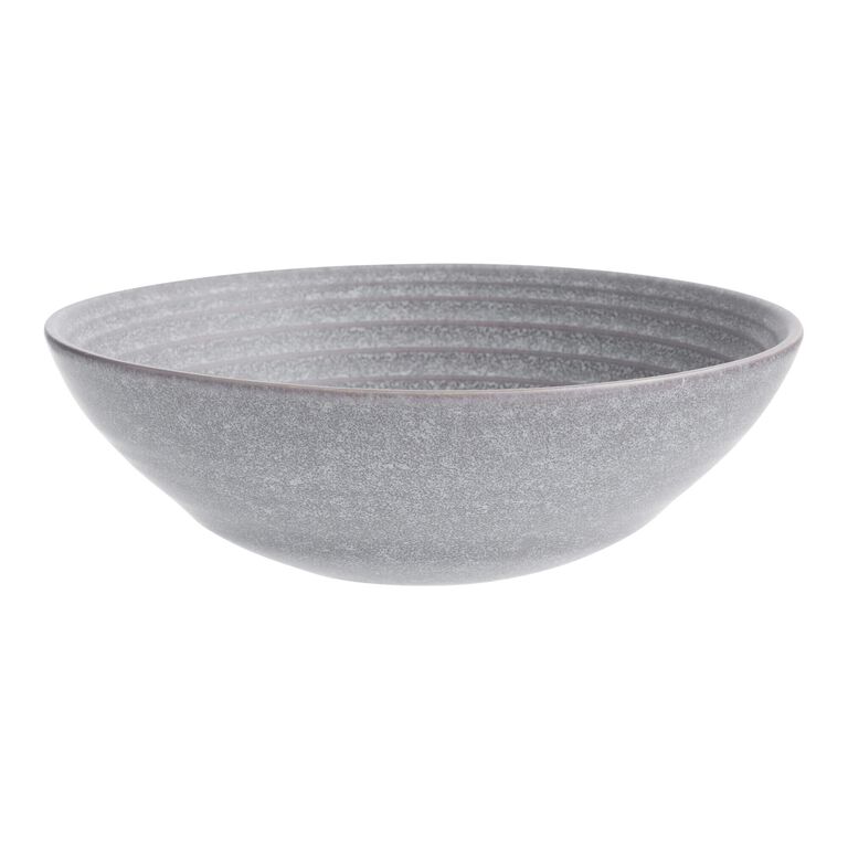 Ash Satin Gray Speckled Bowl image number 1