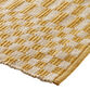 Two Tone Checkered Handwoven Wool and Cotton Area Rug image number 2