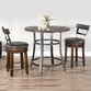 Hawes Mahogany And Metal Swivel Counter Stool 2 Piece Set image number 1
