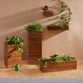 Alicante Wood and Metal Outdoor Planter Collection image number 0