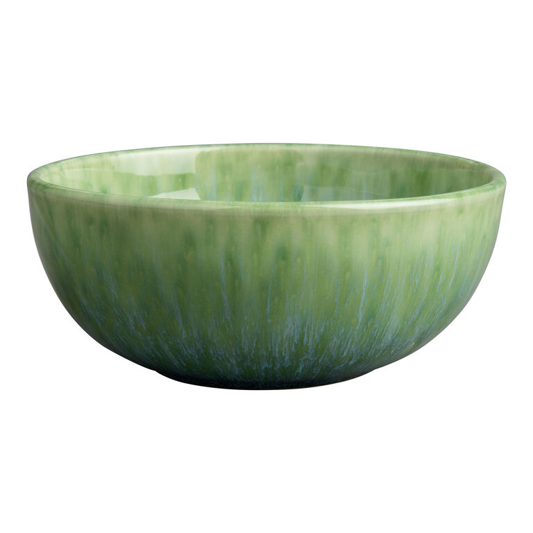 Pacifica Green And Blue Reactive Glaze Bowl image number 1