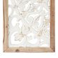 White Wood Floral Panel Farmhouse Wall Decor 3 Piece image number 3
