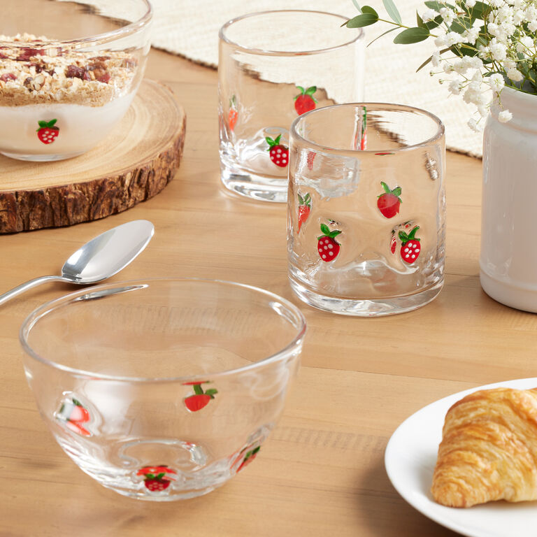 Strawberry Inlay Dishware Collection image number 1