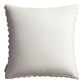 Ivory Embroidered Tufted Arch Throw Pillow image number 2