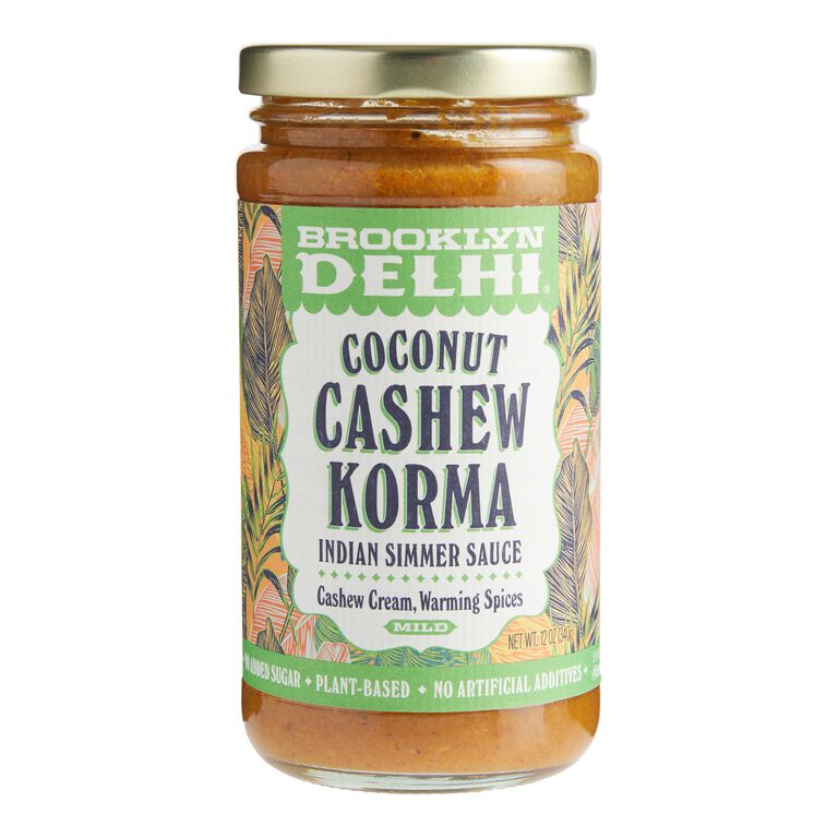 Brooklyn Delhi Coconut Cashew Korma Indian Simmer Sauce image number 1