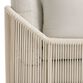 Sorano Nautical Rope Modular Outdoor Left End Chair image number 4