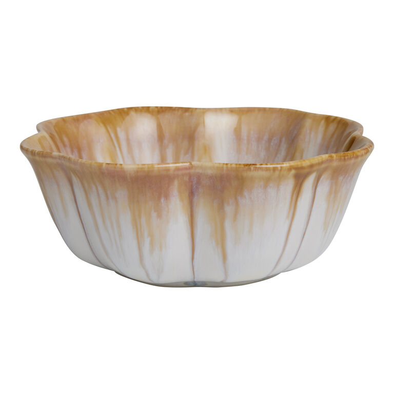 Ardan Caramel And Lavender Scalloped Dinnerware Collection image number 4