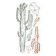 Mr. Kate Drawn Cactus Peel and Stick Wall Decals 6 Piece image number 0