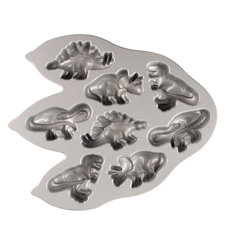 Nordic Ware Nonstick Aluminum 8c Dinosaur Cakelet Pan image number 2