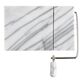 White Marble and Wire Cheese Slicer Serving Board image number 1